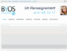 Tablet Screenshot of byos-informatique.com